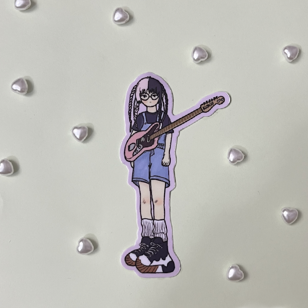 kianna guitar sticker